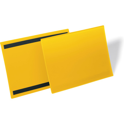 DURABLE Pochette d'identification, magntique, jaune