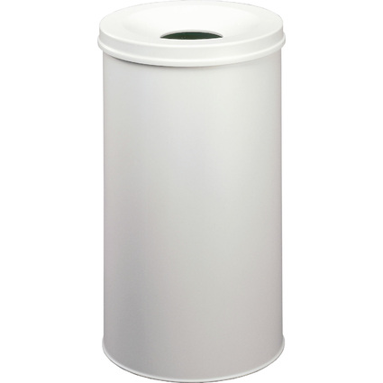 DURABLE Corbeille  papier SAFE ROND 65, 60 litres, gris