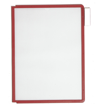 DURABLE Plaque pochette SHERPA, A4, cadre: rouge