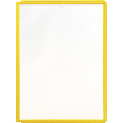 DURABLE Plaque pochette SHERPA, A4, cadre: jaune
