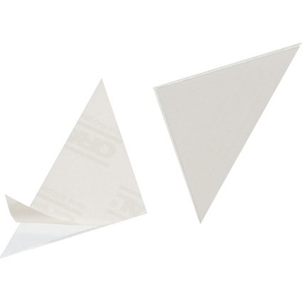 DURABLE Pochette triangulaire autocollante CORNERFIX
