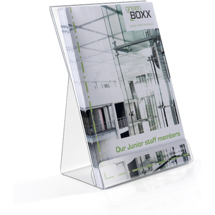 DURABLE Porte-brochures, A5, en polystyrne, transparent