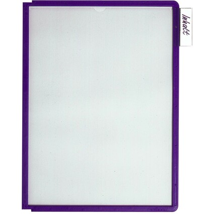 DURABLE Plaque pochette SHERPA, A4, cadre: bleu-violet