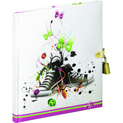 PAGNA Journal intime "Chucks", 80 g/m2, 128 pages
