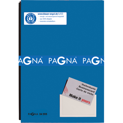 PAGNA parapheur Color, format A4, 20 compartiments, bleu