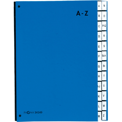 PAGNA classeur  compartiment Color, format A4, A - Z, 24
