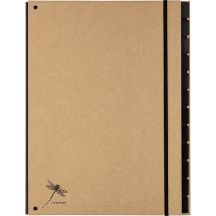 PAGNA Classeur trieur "Pur", A4, 12 compartiments, noir