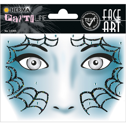 HERMA Face Art Sticker visage "Araigne"