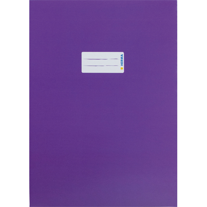 HERMA Protge-cahier, en carton, A4, violet