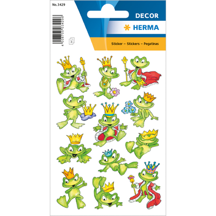 HERMA Sticker DECOR "Roi grenouille"