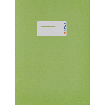 HERMA Protge-cahier, en papier, A5, vert herbe