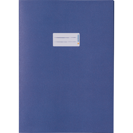 HERMA Protge-cahier, A4, en papier, bleu fonc
