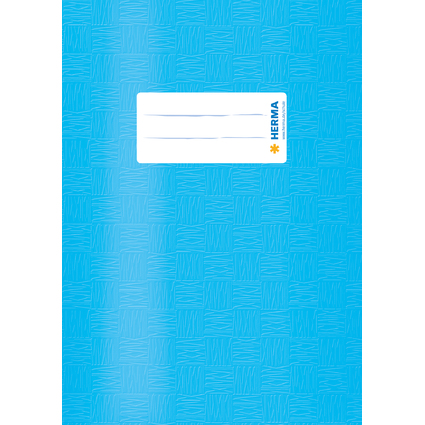 HERMA Protge-cahier, A5, en PP, bleu clair opaque