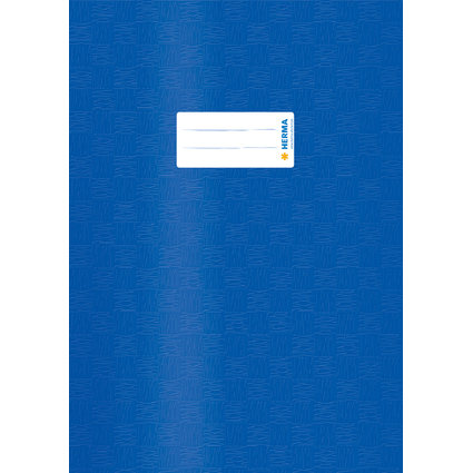 HERMA Protge-cahier, A4, PP, bleu fonc opaque