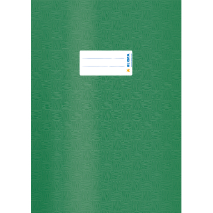 HERMA Protge-cahier, A4, en PP, vert fonc opaque