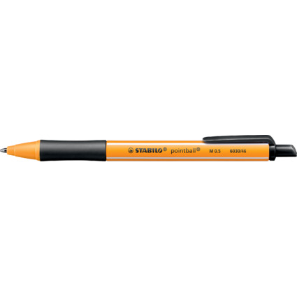 STABILO Stylo  bille rtractable pointball, noir