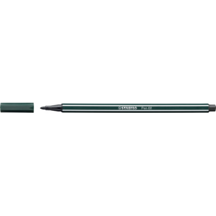 STABILO Stylo feutre Pen 68, terre verte