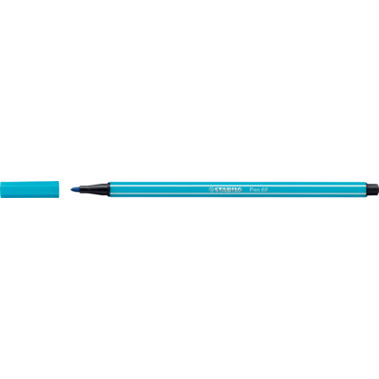 STABILO Stylo feutre Pen 68, bleu clair