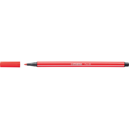 STABILO Stylo feutre Pen 68, rouge carmin