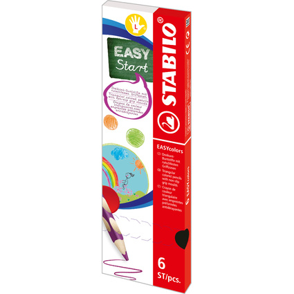 STABILO Crayon de couleur EASYcolors L, marron fonc
