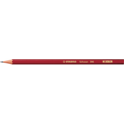 STABILO Crayon graphite Schwan, hexagonal, duret: 2B