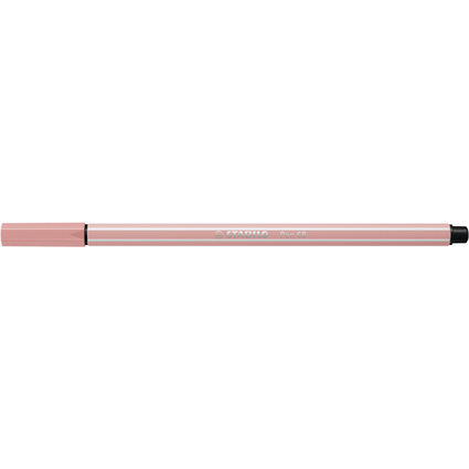 STABILO Stylo feutre Pen 68, rose poudr