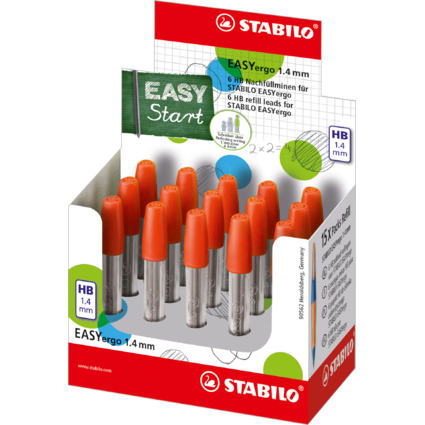 STABILO Mine pour porte-mines EASYergo 1.4, duret: HB