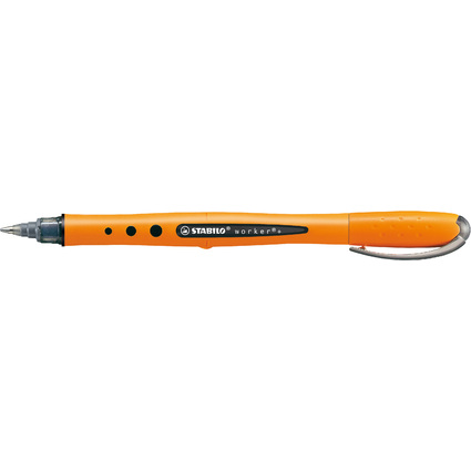 STABILO Stylo roller worker medium, noir