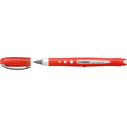 STABILO Stylo roller worker colorful, rouge