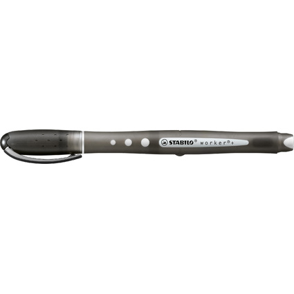 STABILO Stylo roller worker colorful, noir