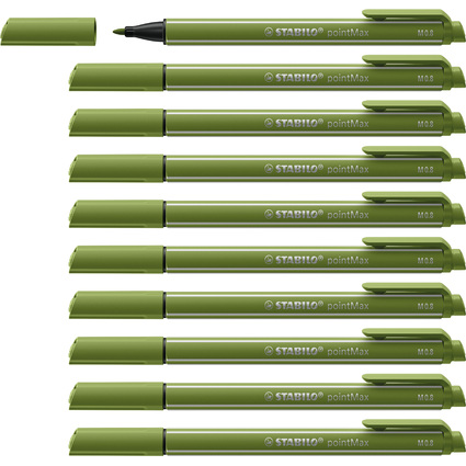 STABILO Stylo-feutre pointMax, vert mousse