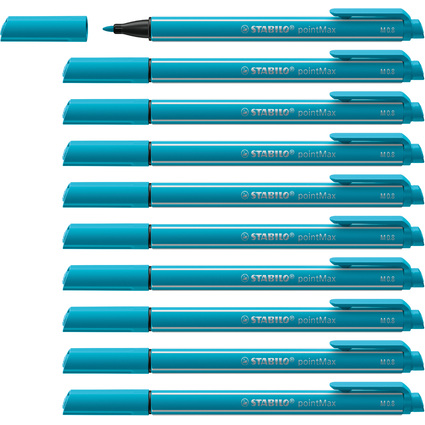 STABILO Stylo-feutre pointMax, bleu turquoise