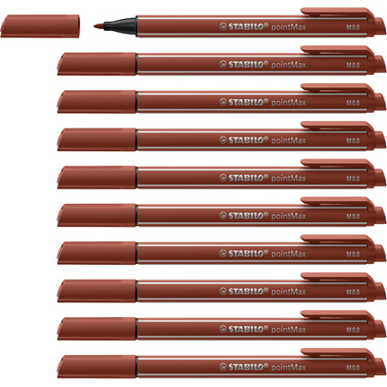 STABILO Stylo-feutre pointMax, marron chocolat