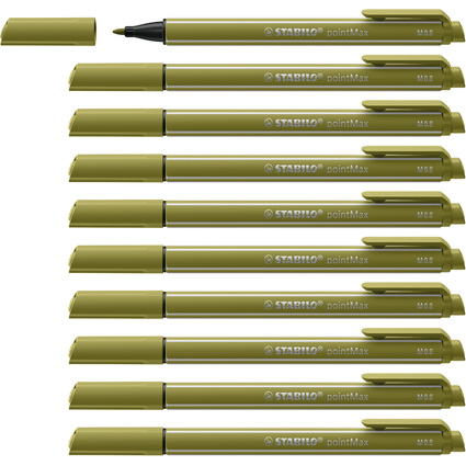 STABILO Stylo-feutre pointMax, vert pinard