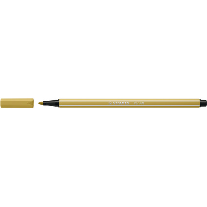 STABILO Stylo feutre Pen 68, vert kaki