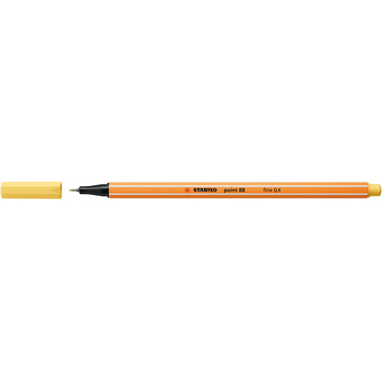 STABILO Feutre  pointe fine point 88, jaune clair