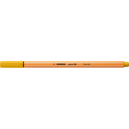 STABILO Feutre  pointe fine point 88, jaune curry