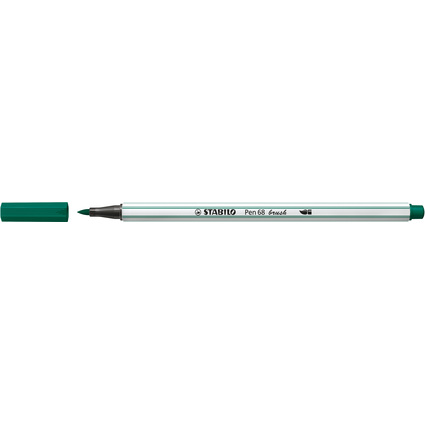 STABILO Feutre pinceau Pen 68 brush, vert pin