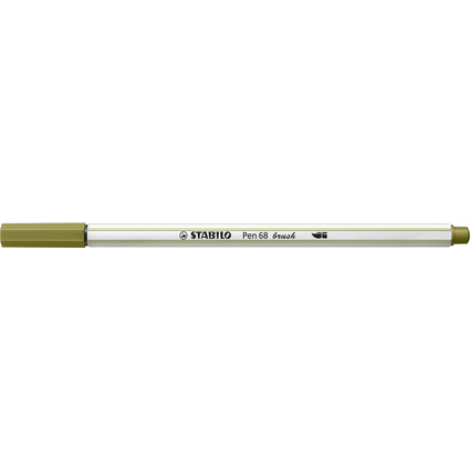 STABILO Feutre pinceau Pen 68 brush, vert pinard