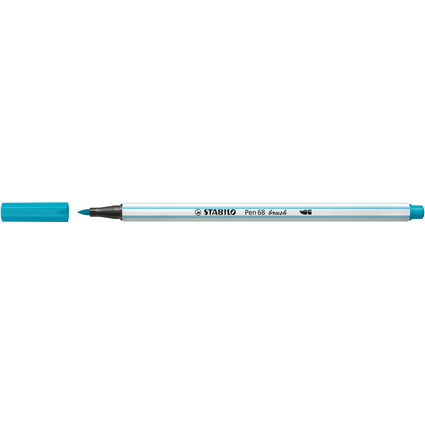STABILO Feutre pinceau Pen 68 brush, bleu clair