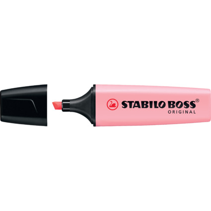 STABILO Surligneur BOSS ORIGINAL Pastel, soupon de rose