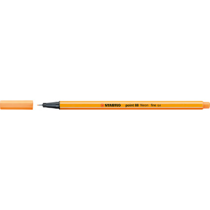 STABILO Feutre  pointe fine point 88, orange fluo
