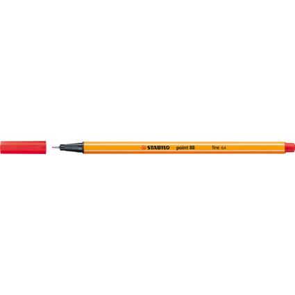 STABILO Feutre  pointe fine point 88, rouge