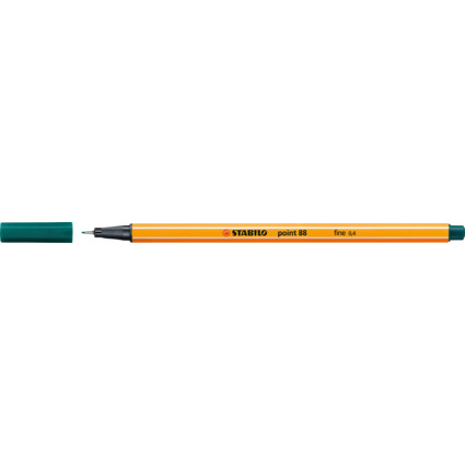STABILO Feutre  pointe fine point 88, vert sapin