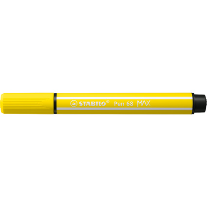 STABILO Feutre Pen 68 MAX, jaune citron