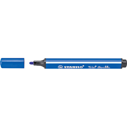 STABILO Stylo feutre Trio Scribbi, bleu