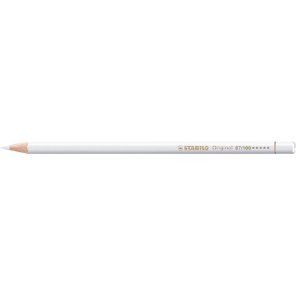 STABILO Crayon de couleur Original, hexagonal, blanc