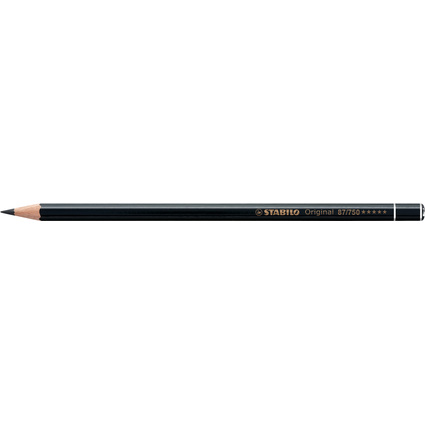 STABILO Crayon de couleur Original, hexagonal, noir neutre