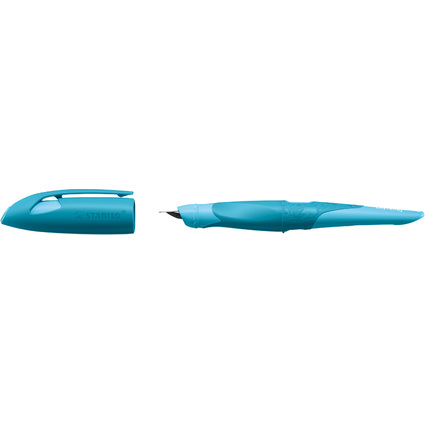 STABILO Stylo plume EASYbirdy 3D Wildlife R, bleu, A