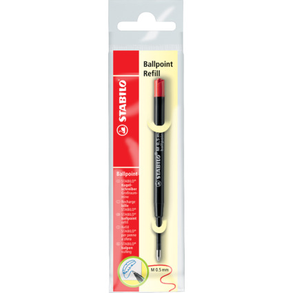 STABILO Recharge pour stylo  bille, rouge